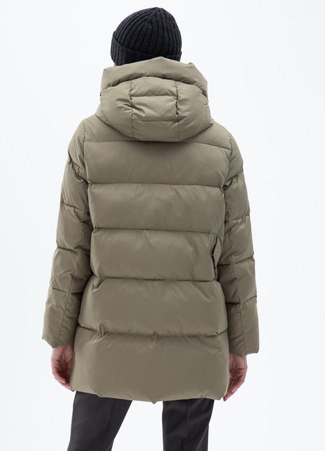 Женский пуховик с капюшоном модель № 31147 в рассрочку