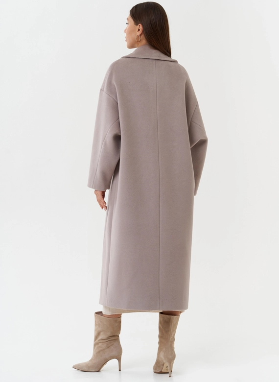 Женское двубортное пальто 