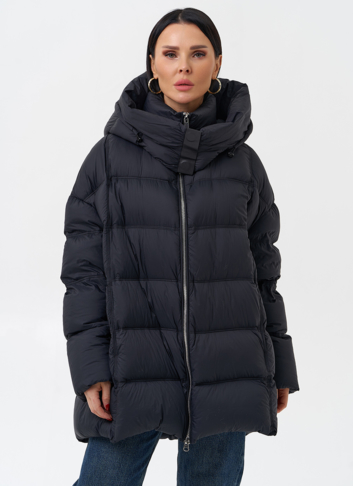 Женский пуховик с капюшоном 
