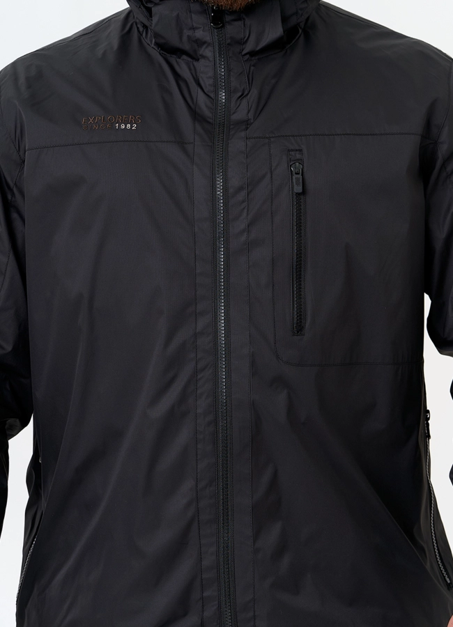 Мужская куртка с капюшоном модель № 32709 универмаг малина