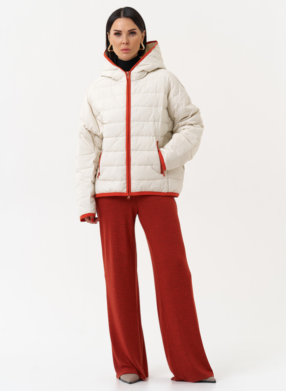 Женская утепленная куртка с капюшоном